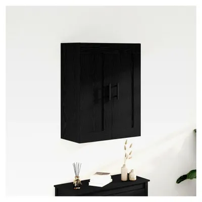 Produktbild von Wandschrank aus schwarzer Eiche, 69,5 x 34 x 90 cm, Holzwerkstoff