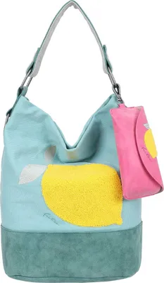 Produktbild von Fritzi aus Preußen Schultertasche Izzy07 Limited Squeezy Lemon Hobo Bag Squeezy Lemon türkis