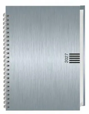 Produktbild von Wochen-Cheftimer A5, Alu silber 2027