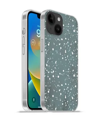 Produktbild von MuchoWow® Handyhülle Schutzhülle Hülle für Apple iPhone 14 - Softcase Polka dots - Grün - Weiß Silikon Softcase Handy Hülle - Mobiltelefonhülle