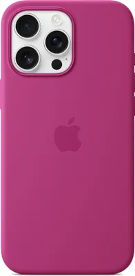 Obrázek produktu pro Silikonové pouzdro Apple iPhone 16 Pro Max s MagSafe - Fuchsiová