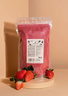 Produktbild von KoRo I Gefriergetrocknetes Erdbeerpulver 250 g