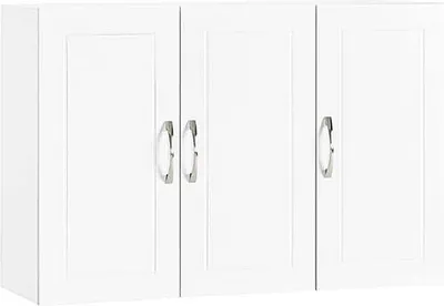 Produktbild von Rootz Badezimmer Wandschrank - Aufbewahrungsschrank - Vanity Cabinet - MDF Material - 36kg Gewicht Kapazität - 90cm x 60cm x 30cm