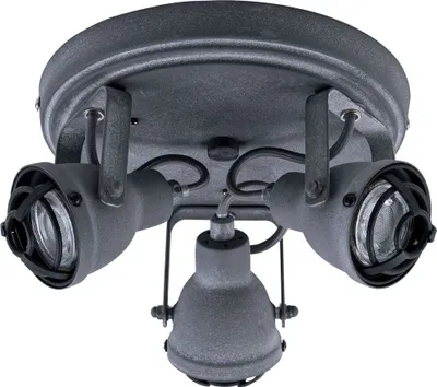 Produktbild von Brilliant Deckenlampe Deckenleuchte Lampe leuchte Vintage Grau 3FLG G26334/70