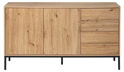 Immagine prodotto di Calicosy - Buffet 2 porte e 4 cassetti L140 cm - LENNY