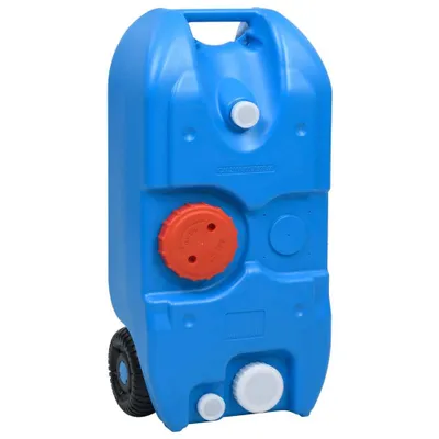 Produktbild von The Living Store Camping-Wassertank mit Rollen 40 L Blau