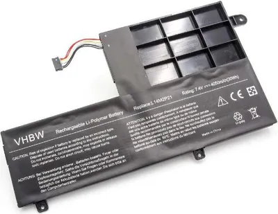 Produktbild von vhbw Akku Ersatz für Lenovo 5B10Q39206, 5B10W67199, L14M2P21, SB10W67161, 5B10W67232, 5B10W67294, L14L2P21 für Notebook (4050 mAh, 7,4 V, Li-Polymer)