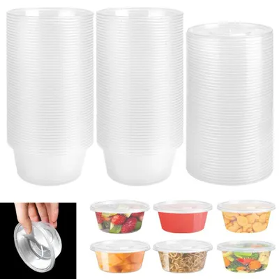Produktbild von Omgoods – Set mit 50 Aufbewahrungsboxen mit Deckel, 150 ml