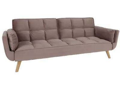 Obrázok produktu pre Kondela Rozkladacia pohovka Kaprera New - staroružová (Velvet) / buk