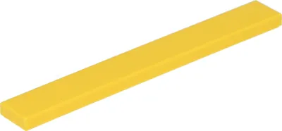 Produktbild von Lego® 1x8 Fliesen 4162 - 250 Stück Gelb