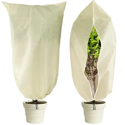 Imagen del producto de Bolsa para macetas con cremallera para proteger las plantas en invierno