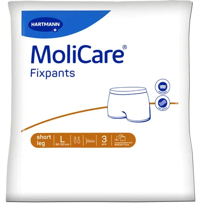 Produktbild von MoliCare Fixpants L short leg Fixierhose für Inkontinenzvorlagen, 3 St. Fixierhosen