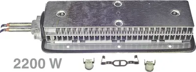 Produktbild von Bauknecht Whirlpool Heizelement, Rippenheizelement mit 2 Temperaturbegrenzern für Trockner - Nr.: 481231018627