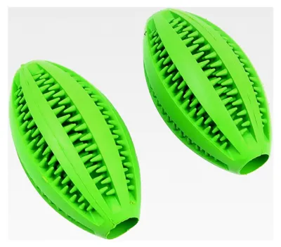 Produktbild von 2 Stück Hundespielzeugball, ungiftiger, bissfester Spielzeugball für Hunde, Welpen und Katzen