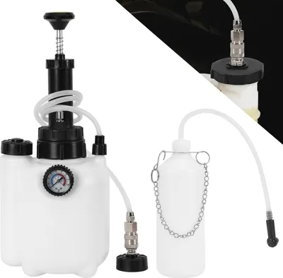 Obrázek produktu pro Izrielar odvzdušňovač brzd 4*adaptér brzdová kapalina pro automobily 3 l odvzdušňovací zařízení stlačený vzduch