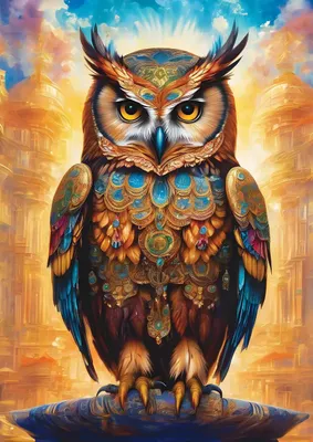 Produktbild von Art Puzzle Puzzle General Owl - 500 Teile Eulenpuzzle