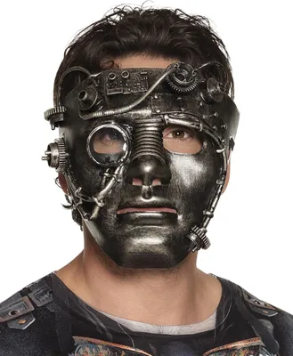 Immagine prodotto di Maschera steampunk con ruote dentate accessorio per costume bronzo - taglia unica