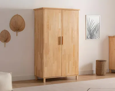 Immagine prodotto di Armadio beige di alta qualità Elegante armadio a 2 ante per la camera da letto