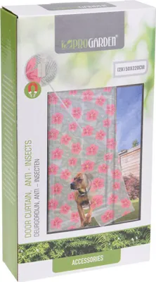 Produktbild von Fliegennetz für Balkontüren TROPICAL FLOWERS, 220 x 50 cm, 2er-Set