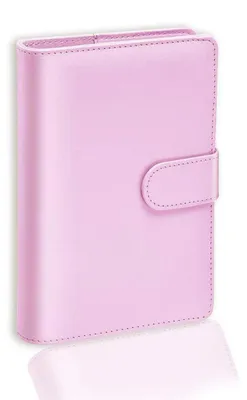 Produktbild von Kunstleder Notizbuch Nachfüllbar Ringbuch Rosa A5