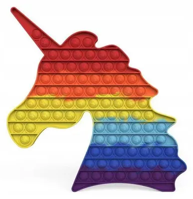 Produktbild von POP IT Riesen Einhorn XL Anti-Stress sensorisches Spielzeug