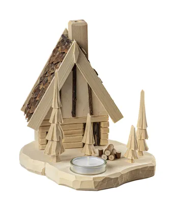 Produktbild von Räucherhaus Finnhütte (18cm) von Saico Seiffen
