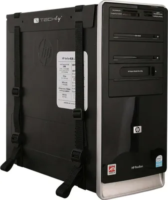 Image de Techly ICA-CS 60 Support d'unité centrale Support d'unité centrale monté sur le bureau Noir