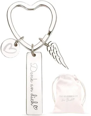 Produktbild von Glücksbringer Schlüsselanhänger Silber Geschenk