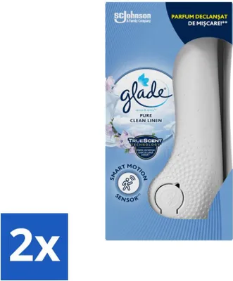 Produktbild von Glade - Holder Sense & Spray - Pure Clean Linen - 18 ml - Vorteilspack - 2 Stücke