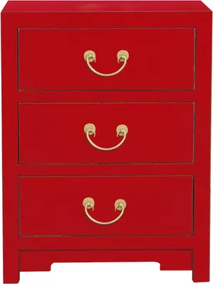 Produktbild von Fine Asianliving Chinesischer Schrank Chinesische Nachttisch Chinesische Nachtkommode Chinesische Nachtschrank Orientalische Möbel Chinesische Beistelltisch