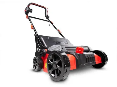 Produktbild von MTF LSE 180 S Elektro Vertikutierer, Rasenlüfter, 1800 W, 36 cm Arbeitsbreite und 5 Stufen Tiefeneinstellung, 45 L Grasfangkorb