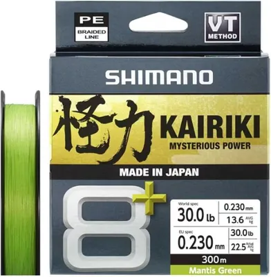 Produktbild von Shimano Kairiki 8+ (Mantis Green) 300m