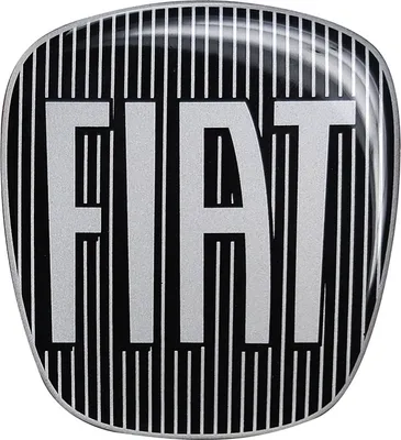 Produktbild von Fiat 3D Aufkleber Ersatz Logo Schwarz für Grande Punto Hinten