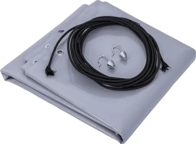 Produktbild von MANTES Flachplane 236x129 cm für Neptun N7-236 PTW RT Anhänger Grau