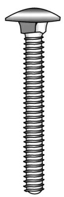 Produktbild von Schlossschraube mit Mutter, DIN603 + DIN934, A2, 6x50mm