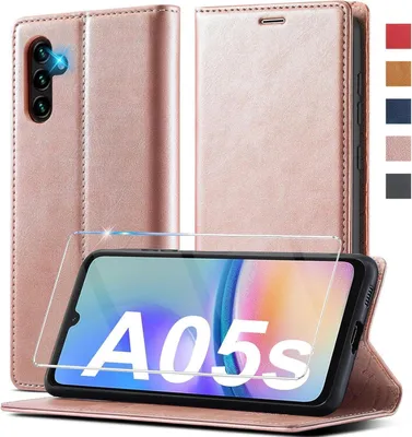 Obrázok produktu pre Samsung Galaxy A05S puzdro kožené skladacie flipové peňaženkové nárazuvzdorné ochranné puzdro