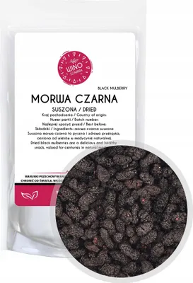 Obrázok produktu pre Sušené čierne moruše – 500 g bez cukru