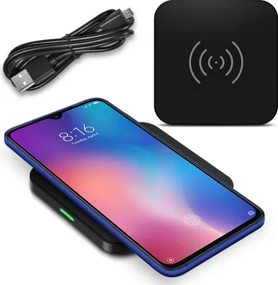 Produktbild von QI Wireless Schnell Ladegerät für Xiaomi Mi 9 Kabellos Charger Induktives Laden