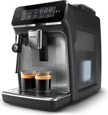 Produktbild von Philips Kaffeevollautomat Serie 3300, 5 Kaffeeeinstellungen, Touch-Display, schwarz (EP3329/70)