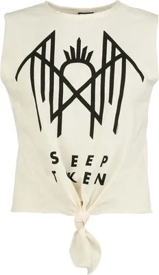 Produktbild von Sleep Token Top Damen Amplified Collection - Crystalina Logo altweiß S