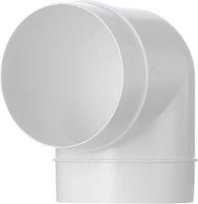 Productafbeelding van 90° PVC Hoekaansluiting voor Ventilatieloopsysteem - Ø 100 mm