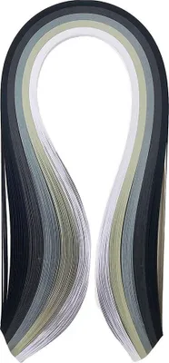 Immagine prodotto di Strisce per quilling 3mm 120 pz - tonalità di nero