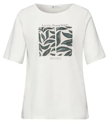 Produktbild von leaf artwork shirt 30108 off white Größe 42