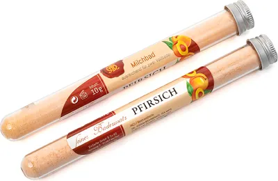 Produktbild von 2 x Feines Milchbad Pfirsich im Röhrchen