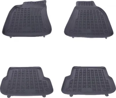 Image de Tapis de sol en caoutchouc noir adapté à l'AUDI A6 4F C6 2008-2011.