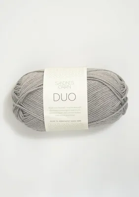 Produktbild von Sandnes Garn Duo col. 6030 light grey ca. 115 m 50 g