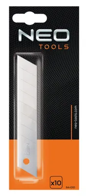 Obrázek produktu pro NEO TOOLS Vyměnitelné odlamovací čepele 18 mm, 10 ks.