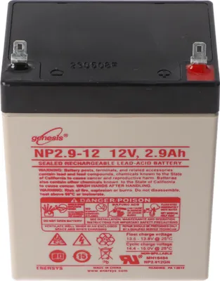 Produktbild von Hawker Enersys Genesis NP2.9-12 Blei Akku Kontakt Faston 4,8mm