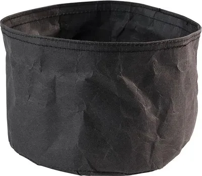 Produktbild von APS 30441 Brottasche, 70 % Naturfaser/30 % Kunstharz, Ø 17 cm, Höhe 11 cm, schwarz