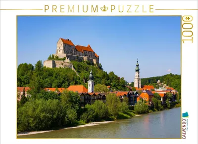 Produktbild von CALVENDO Puzzle Ein Motiv aus dem Kalender Burghausen Mittelalter an der Salzach | 1000 Teile Lege-Größe 64x48cm Foto-Puzzle für glückliche Stunden